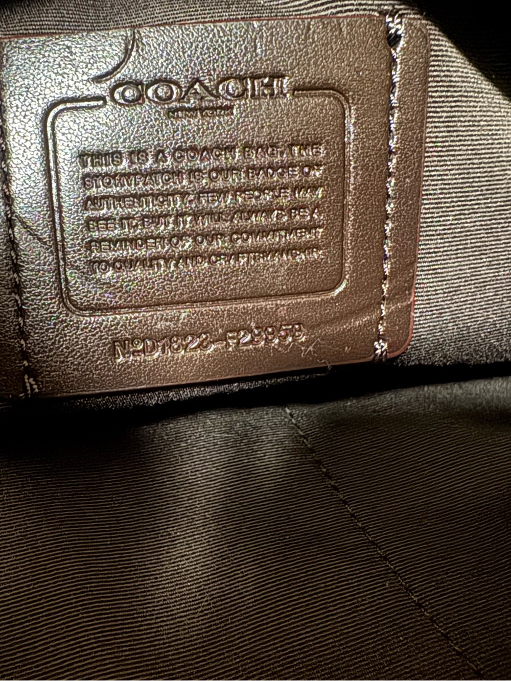 Coach Tan and Brown Hobo Bag - Picture 8 of 13